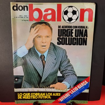 Revista Don Balón número 2 14 octubre 1975 Kubala Paul Breitner