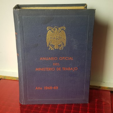 5 € Anuario oficial del Ministerio de Trabajo 1948-49