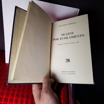 Muerte por fusilamiento José María Mendiola