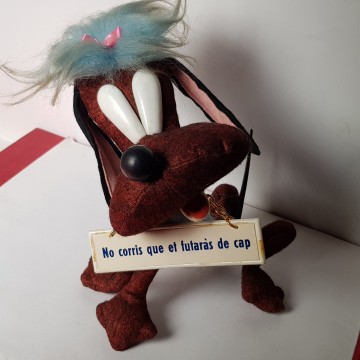 Muñeco perro de trapo años 70 vintage comprar