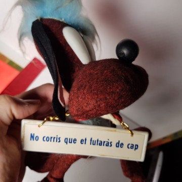 Muñeco perro de trapo años 70 vintage comprar