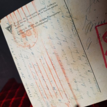 Postal División Azul Rusia 30 marzo 1942 Segunda Guerra Mundial