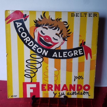 Acordeón alegre, Fernando y su acordeón vinilo single