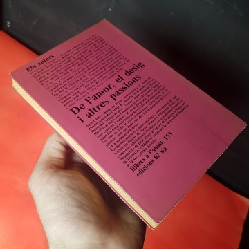 De l'amor, el desig i altres passions, de Xavier Rubert de Ventós