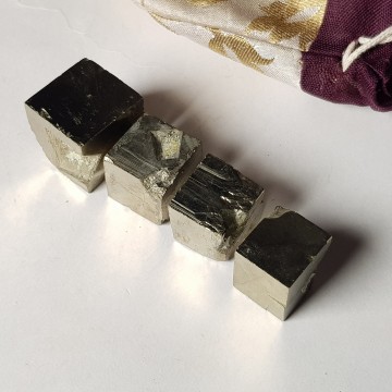 Lote 4 cubos de Pirita piritas comprar