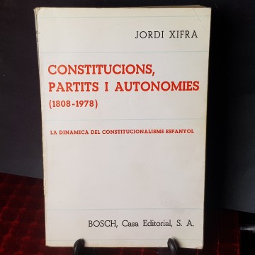 Constitucions, partits i autonomies, Jordi Xifra