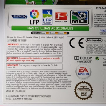Juego Nintendo Wii FIFA 11 Fútbol 2010