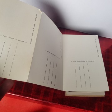 Álbum postales le chemin de la Croix du calvaire de Lourdes