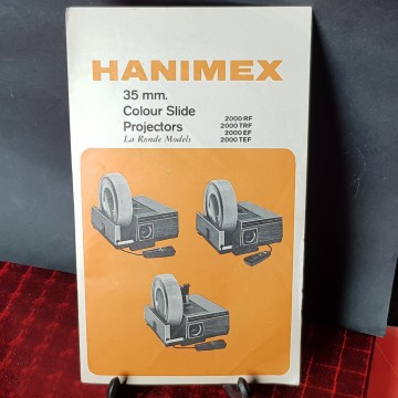 Manual de instrucciones proyector hanimex 35 m color Slide projector