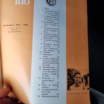 Revista Real Club de Tenis Barcelona 43, 1966