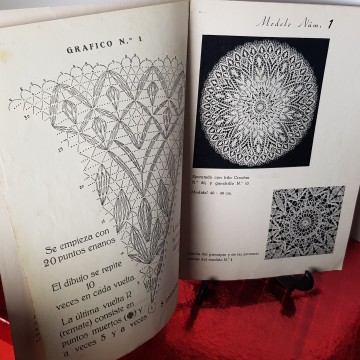 Revista de labores de ganchillo artístico colección al dibujante 1450
