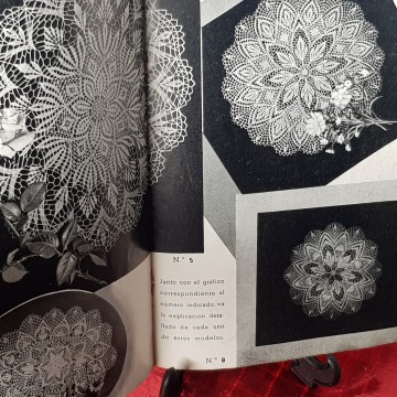 Revista de labores de ganchillo artístico colección al dibujante 1450