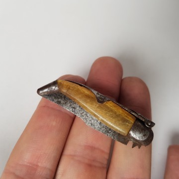 7 € Antigua navaja pequeña cachas de hueso