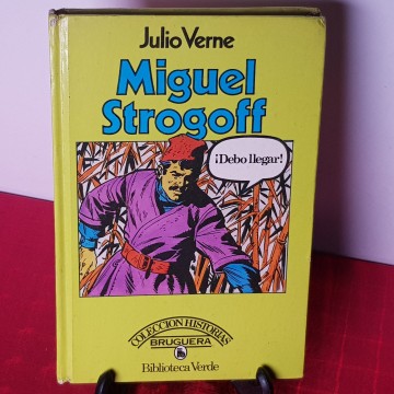 Miguel Strogoff Julio Verne colección historias Bruguera biblioteca verde 9