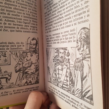 Miguel Strogoff Julio Verne colección historias Bruguera biblioteca verde 9