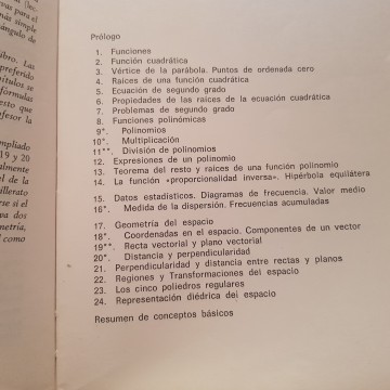 Polinomios y poliedros 4º de bachillerato matemáticas 1970 J m Agustí