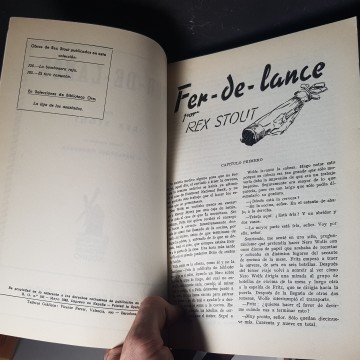 Fer de Lance, Rex Stout novela policíaca de Nero Wolfe