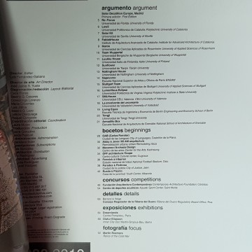 Revista de arquitectura a V proyectos 38